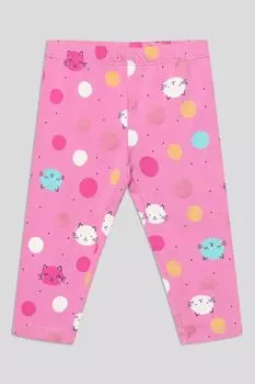 Легинсы хлопковые с принтом Fagottino