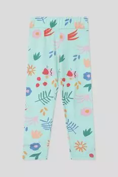 Легинсы хлопковые с принтом GIOCO