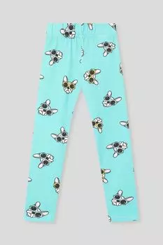 Легинсы хлопковые с принтом GIOCO