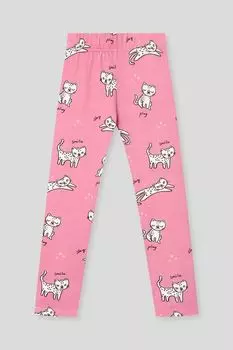 Легинсы хлопковые с принтом GIOCO