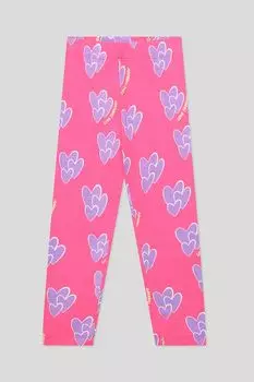 Легинсы хлопковые с принтом LOVE THERAPY