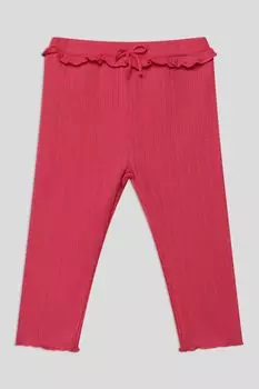 Легинсы хлопковые с рюшами Fagottino