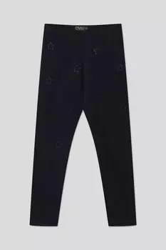 Легинсы хлопковые со стразами OVS