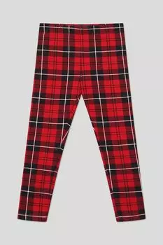 Легинсы хлопковые в клетку OVS