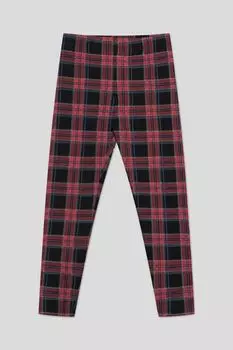 Легинсы хлопковые в клетку OVS