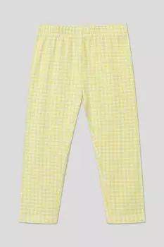 Легинсы хлопковые в мелкую клетку Fagottino