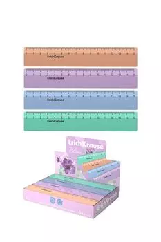 Линейка Pastel Bloom, 15см ErichKrause