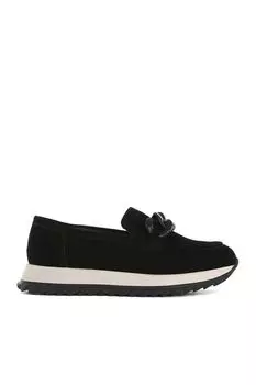 Лоферы из велюра Abricot