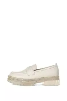 Лоферы кожаные Abricot