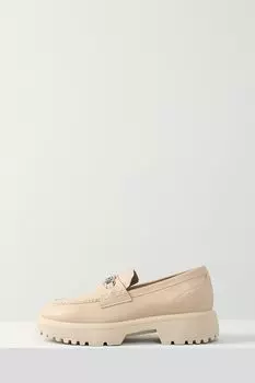 Лоферы кожаные на массивной подошве Nero Giardini