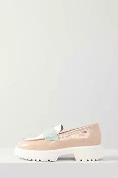 Лоферы кожаные на массивной подошве Nero Giardini