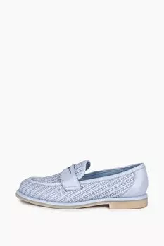 Лоферы кожаные плетеные MYSA