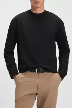 Лонгслив хлопковый BOSS