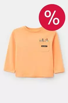 Лонгслив хлопковый с карманом Balabala