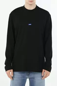 Лонгслив хлопковый с логотипом HUGO