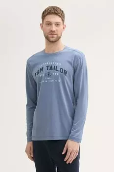 Лонгслив хлопковый с логотипом TOM TAILOR
