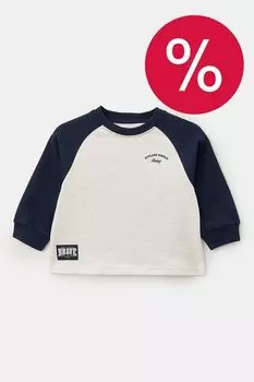 Лонгслив хлопковый с принтом Balabala