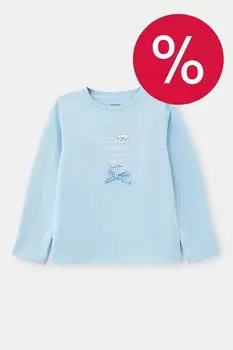 Лонгслив хлопковый с принтом Balabala