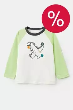 Лонгслив хлопковый с принтом Balabala