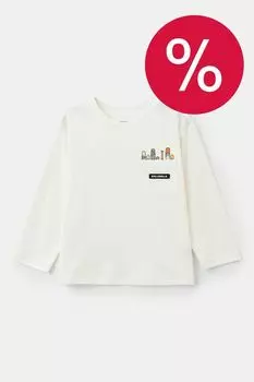 Лонгслив хлопковый с принтом Balabala