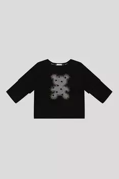 Лонгслив хлопковый с принтом Choupette