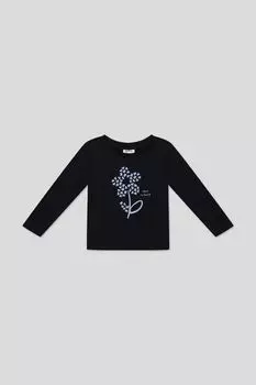 Лонгслив хлопковый с принтом Fagottino