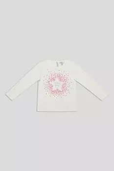 Лонгслив хлопковый с принтом Fagottino