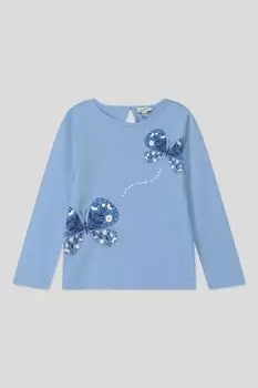 Лонгслив хлопковый с принтом Fagottino