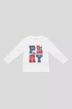 Лонгслив хлопковый с принтом Fagottino