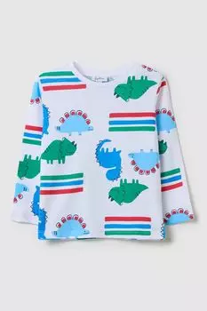 Лонгслив хлопковый с принтом Fagottino