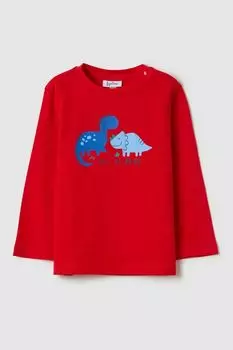 Лонгслив хлопковый с принтом Fagottino