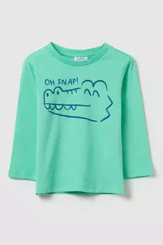 Лонгслив хлопковый с принтом Fagottino