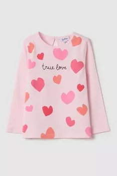 Лонгслив хлопковый с принтом Fagottino