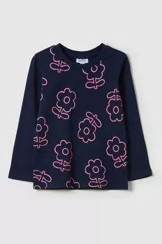 Лонгслив хлопковый с принтом Fagottino