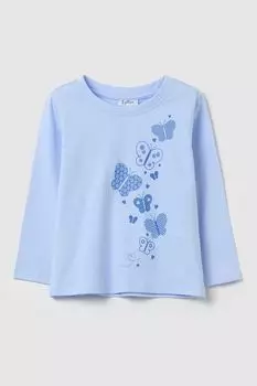 Лонгслив хлопковый с принтом Fagottino