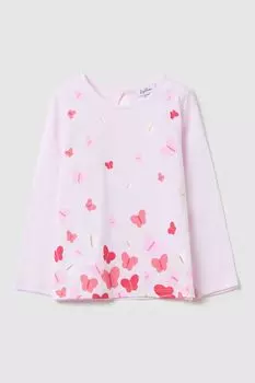 Лонгслив хлопковый с принтом Fagottino