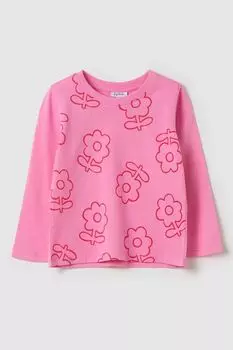 Лонгслив хлопковый с принтом Fagottino