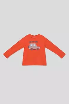 Лонгслив хлопковый с принтом Fagottino