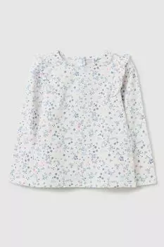 Лонгслив хлопковый с принтом Fagottino