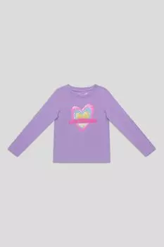 Лонгслив хлопковый с принтом LOVE THERAPY