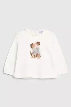 Лонгслив хлопковый с принтом Mayoral