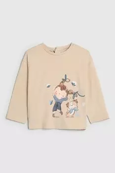 Лонгслив хлопковый с принтом Mayoral