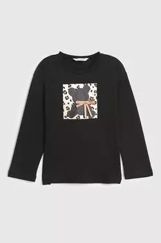 Лонгслив хлопковый с принтом Mayoral