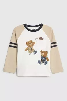 Лонгслив хлопковый с принтом Mayoral