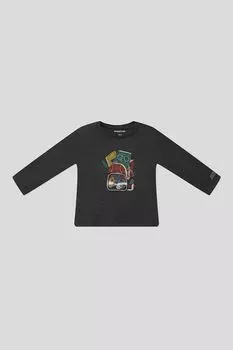 Лонгслив хлопковый с принтом Mayoral