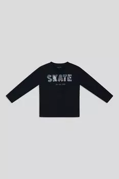 Лонгслив хлопковый с принтом Mayoral