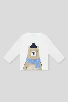 Лонгслив хлопковый с принтом Mayoral