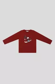 Лонгслив хлопковый с принтом Mayoral