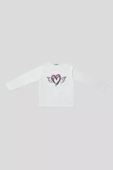 Лонгслив хлопковый с принтом Mayoral