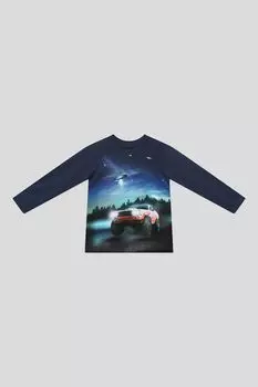 Лонгслив хлопковый с принтом Molo